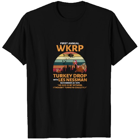 wkrp turkey drop vintage - Wkrp Turkey Drop - T-Shirt