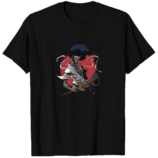Afro - Samurai - T-Shirt