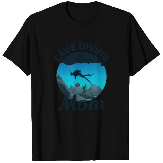 Caving Diving Mom Spelunking Caves Spelunker Caver T-shirt