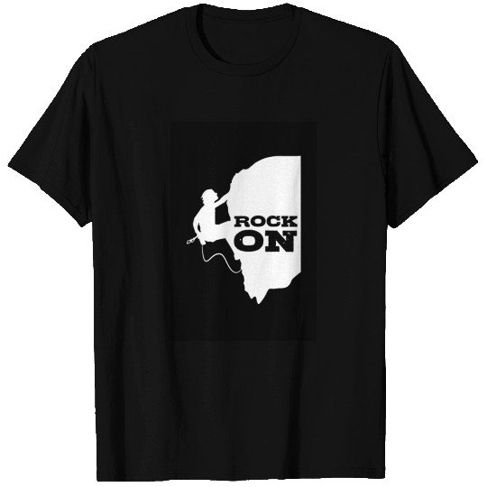 Rock On Climber Telluride Climbing Summit Boulder T-shirt