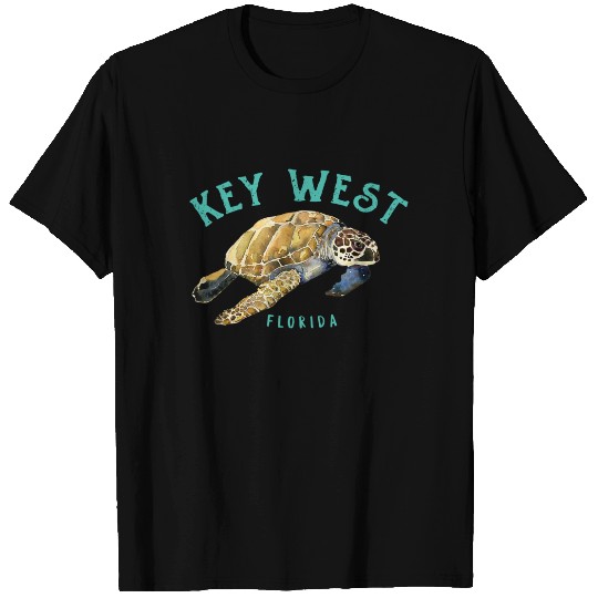 Key West Florida Happy Sea Turtle T-Shirt