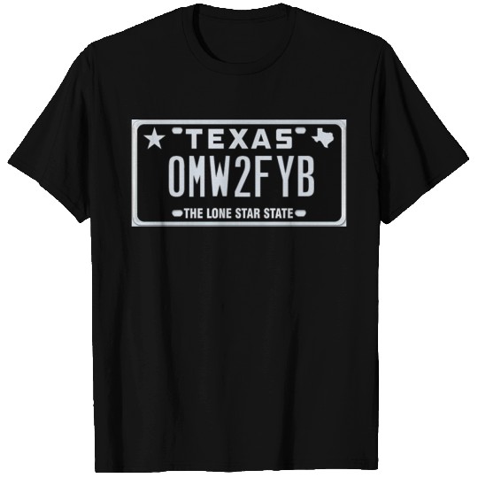 Un Texas License Plate T-shirt