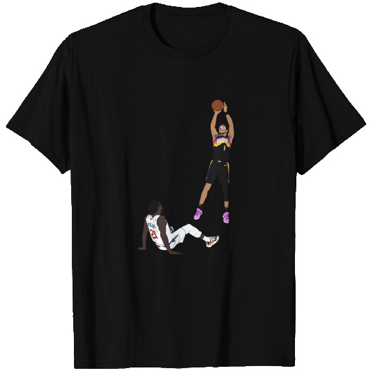 Devin Booker 3pt Pull Up Phoenix Basketball WCFs - Devin Booker - T-Shirt
