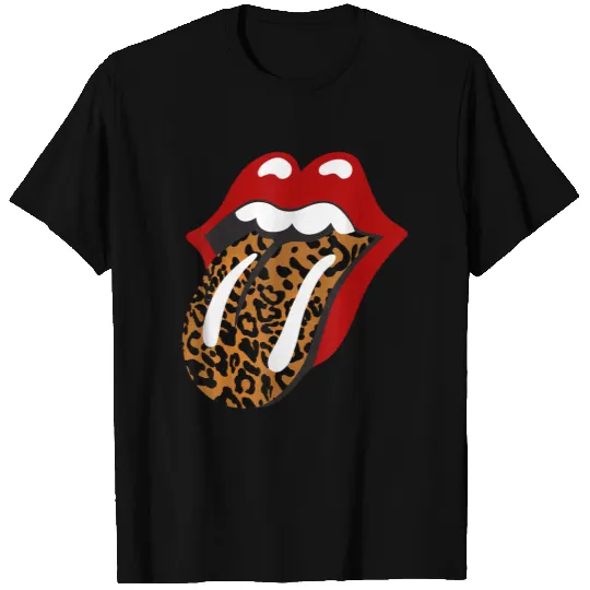 Rolling Stones Classic Leopard Tongue T-Shirt T-Shirts