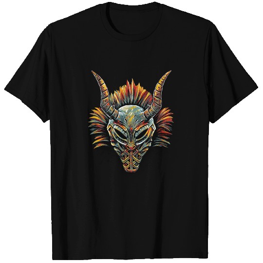 Killmonger Tribal Mask - Killmonger Black Panther - T-Shirt