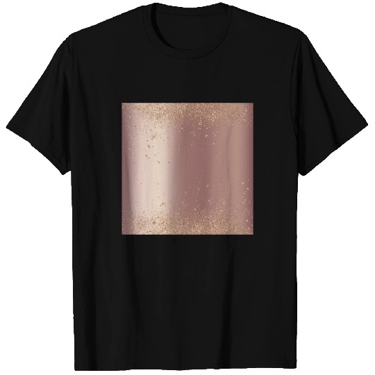 Glamorous Rose Gold Glitter T-shirt