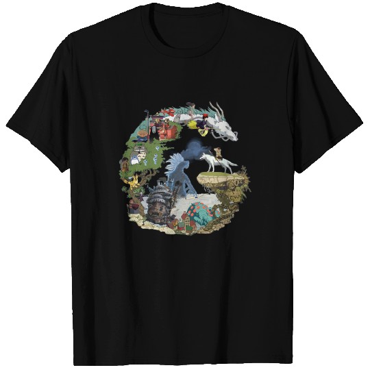 Studio Ghibli Original Rock Album T-Shirts