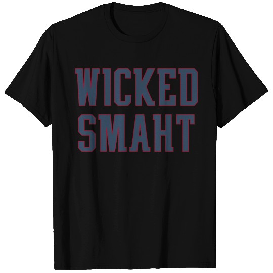 Wicked Smaht Funny Boston Mass T-shirt