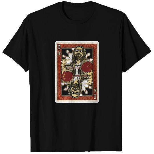 The Big Lebowski The Dude Abides Playing Card T-Shirt