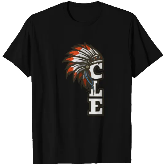 CLE Cleveland Ohio Native American Indian Tribe Shirt