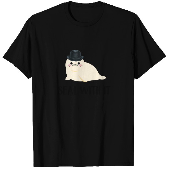 White Sea Lion T-Shirt Seal With It T Shirt
