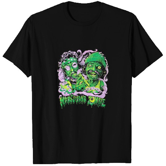 Marijuana Zombie Cheech & Chong Graphic T-shirt