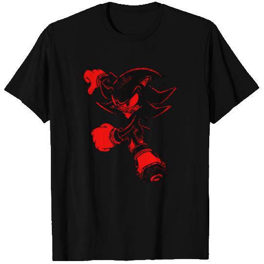 Shadow - Red and Black - Shadow The Hedgehog - T-Shirt