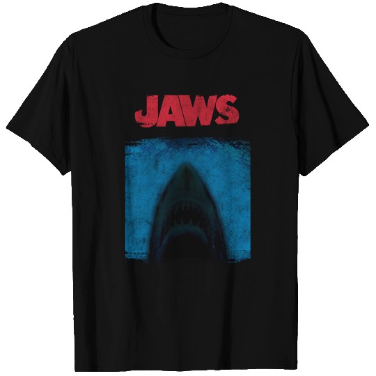 Jaws Distressed Movie Poster T Shirt