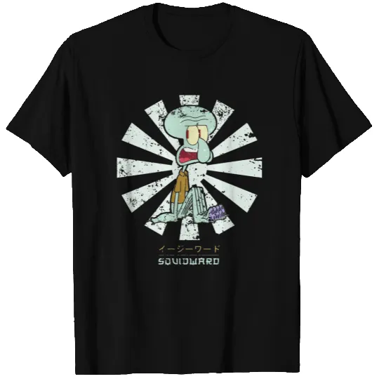 Squidward Retro Japanese - Squidward - T-Shirt