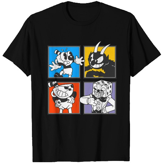 Cuphead Characters - Videogames - T-Shirt
