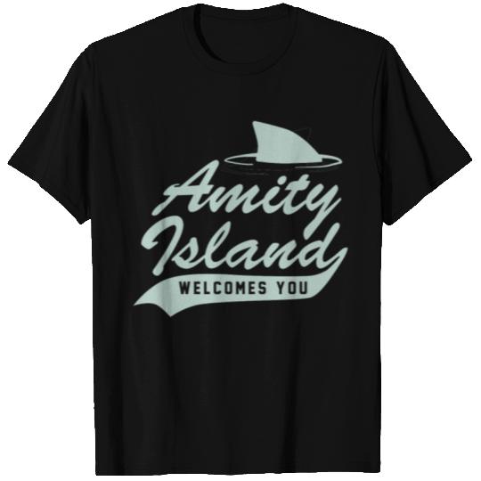 Amity island welcomes you T-shirt