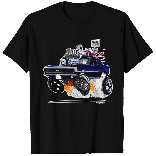 RAT POWER 1968 Blue Camaro - Camaro - T-Shirt