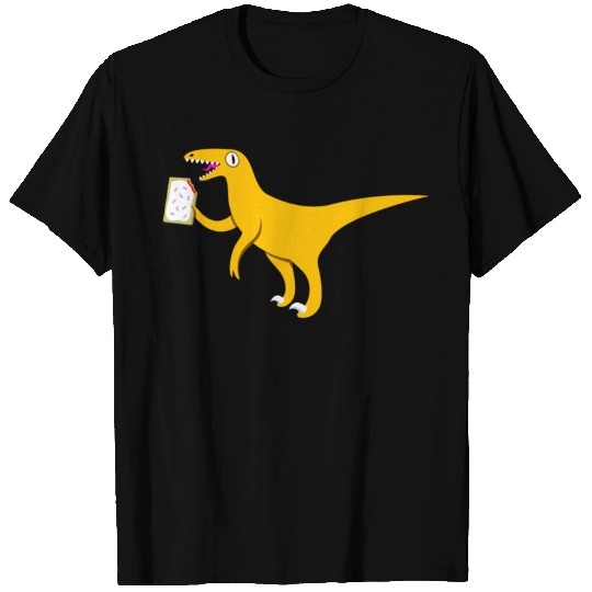 Velociraptor Holding a Poptart [velociraptor] T-shirt