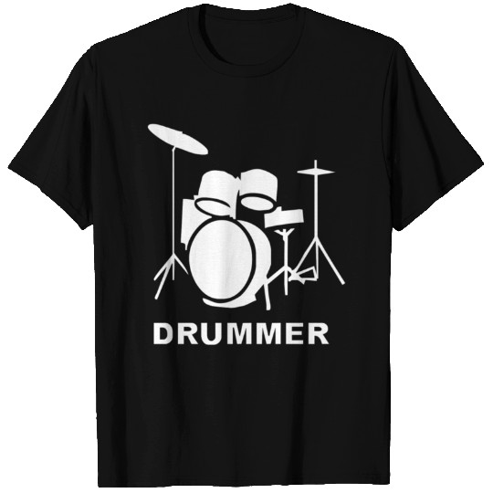 DRUMMER DRUM KIT INDIE ROCK MUSIC T-shirt