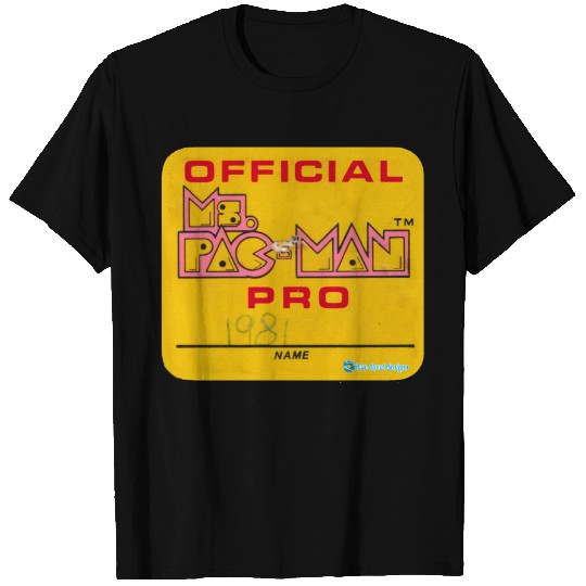 Ms Pac Man Pro sticker 1981 - Ms Pac Man - T-Shirt