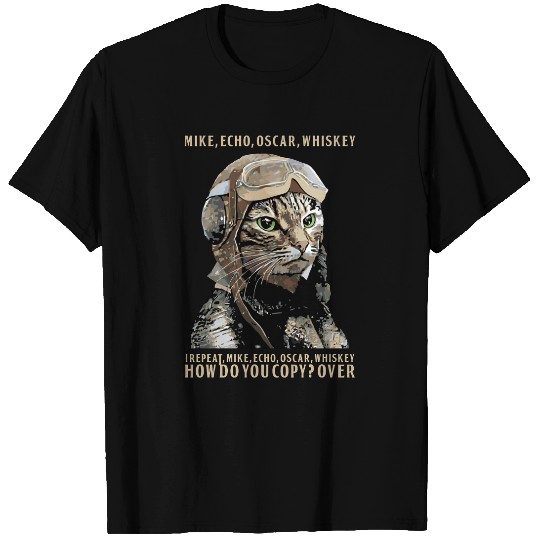 M.E.O.W. Mike Echo Oscar Whiskey - Meow - T-Shirt