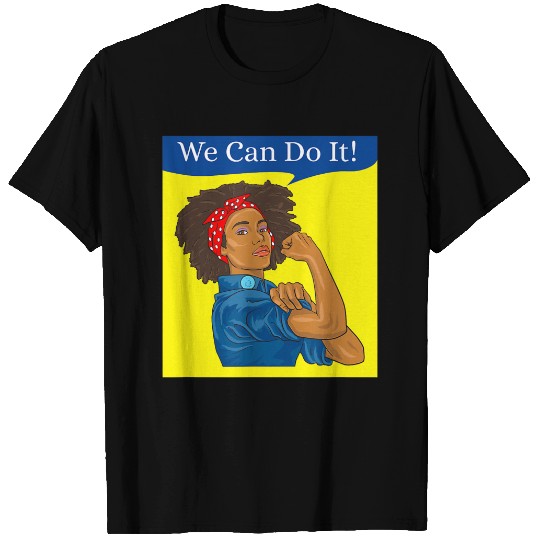 Rosie the Riveter T-Shirt We Can Do It African American