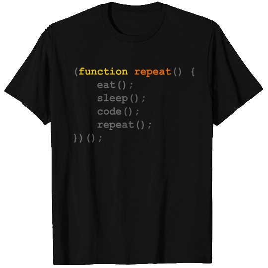 Computer Science Programmer Eat Sleep Code T Shirt