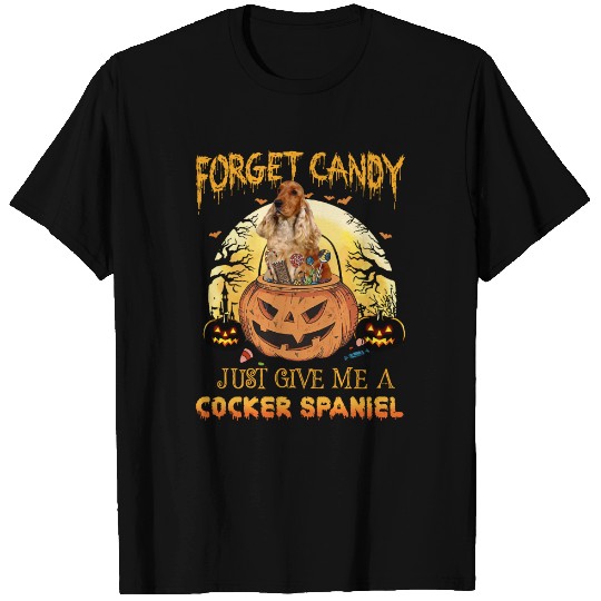 Candy Pumpkin Cocker Spaniel T-Shirt