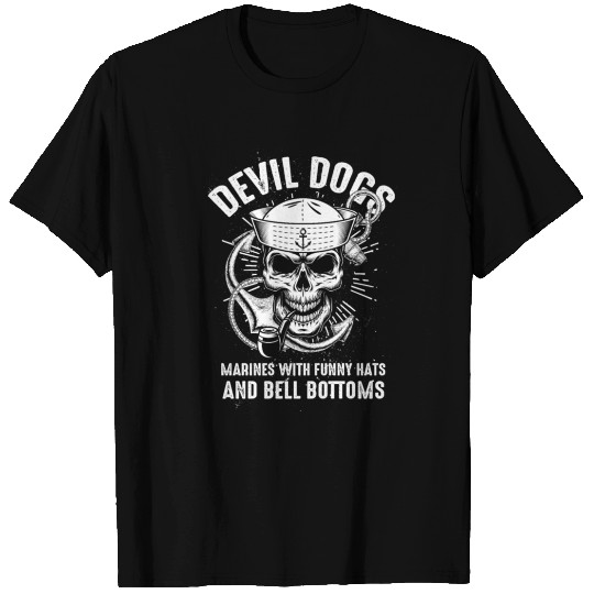 Devil US Navy Corpsman DOC Badass Army Veteran T-shirt