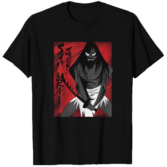 CN Samurai Jack Red Poster T-Shirt T-Shirts