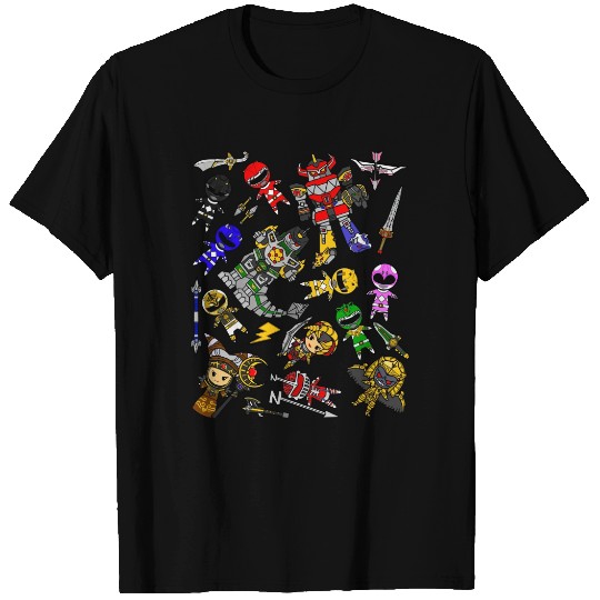 GO GO Rangers! - Power Rangers - T-Shirt