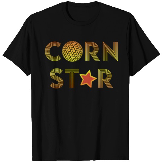 Corn Star Retro Cornhole T-shirt