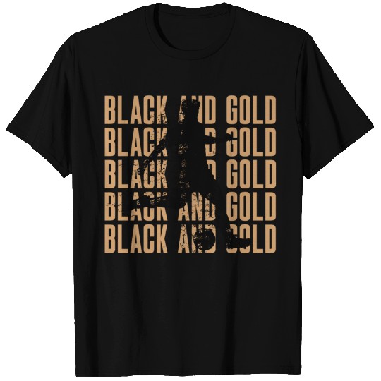 LAFC Black and Gold Soccer Player - Lafc - T-Shirt