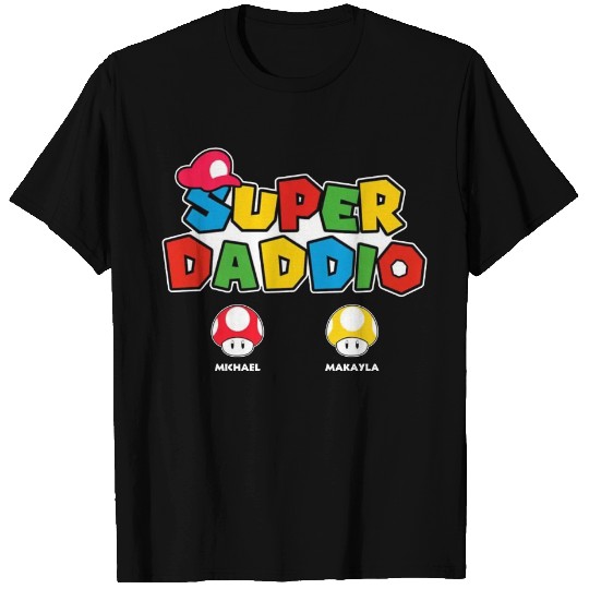Super Daddio Personalized T Shirt, Gift For Dad