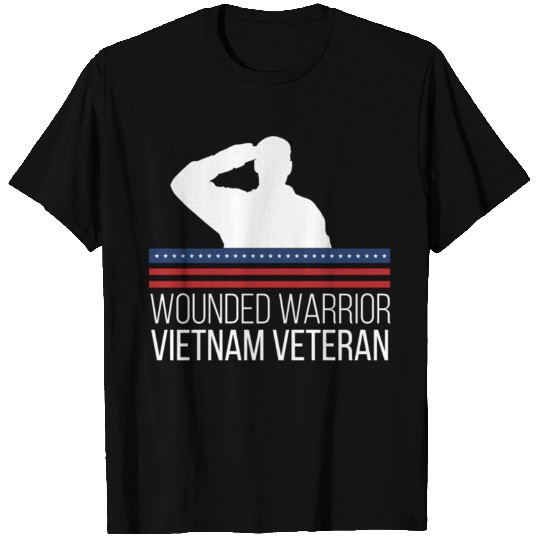 Wounded warrior Vietnam veteran T-shirt