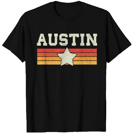Austin Texas Retro Vintage T Shirt