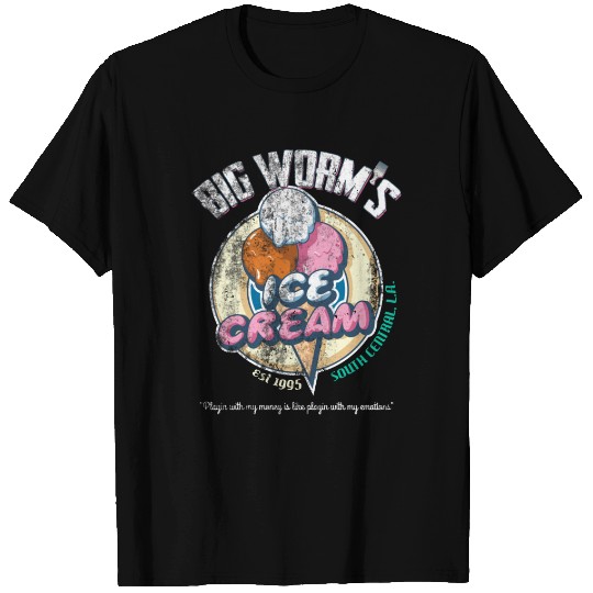 Big Worm's Ice Cream, distressed - Friday - T-Shirt