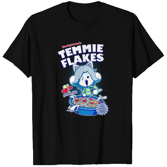Temmie Flakes! - Undertale - T-Shirt