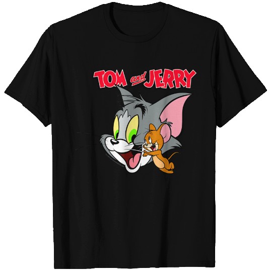 Tom And Jerry Simple Portrait Logo T-Shirt T-Shirts