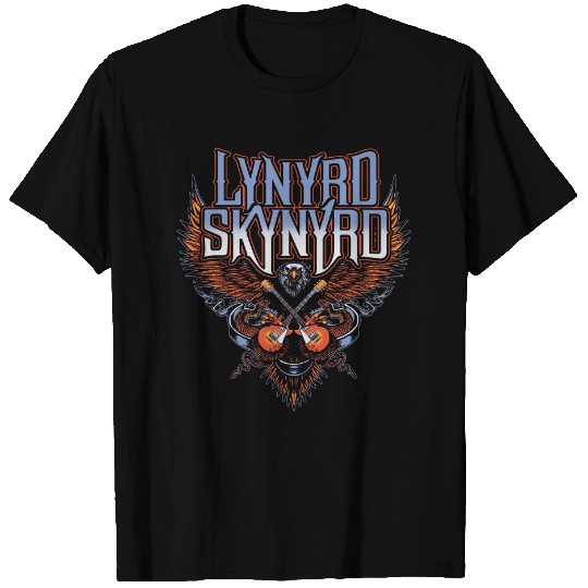 Lynyrd Skynyrd Eagle Guitars Men's T-Shirt Black