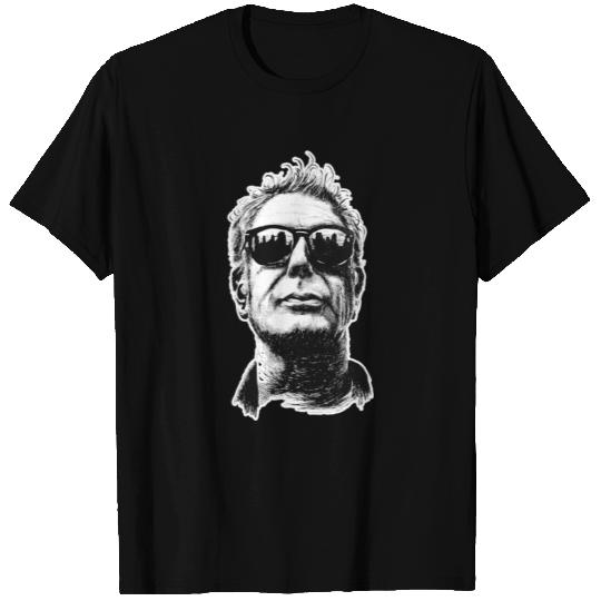 Anthony Bourdain Retro Black - Anthony Bourdain - T-Shirt