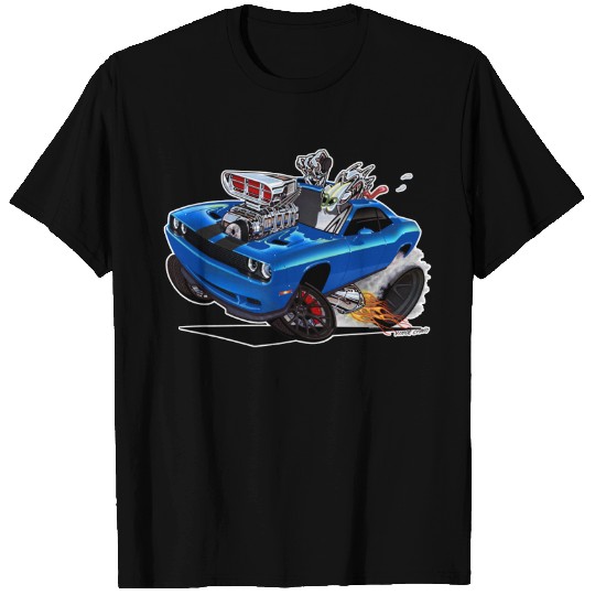 Challenger HELLCAT blue - Challenger - T-Shirt