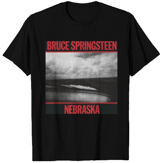 Brúcé Spríngstéén Nebraska Album Cover T-Shirt