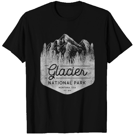 Family Vacation Design - Glacier National Park T-Shirt