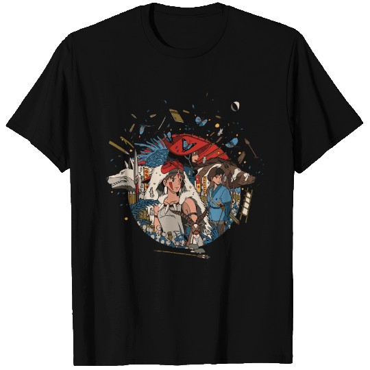 Mononoke Princess Shirt, Studio Ghibli Shirt