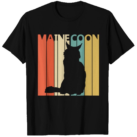 Vintage Maine Coon Cat T Shirt