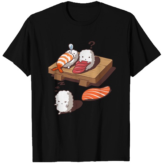 Sleep Walking Sushi, Japanese Foodie T-Shirt