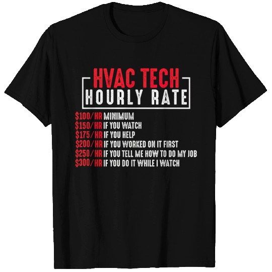 HVAC technician air conditioning heating gift T-shirt