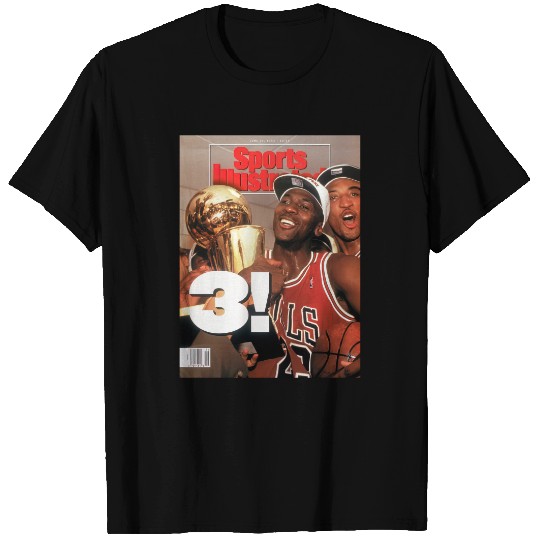 MICHAEL JORDAN Vintage 3PEAT 100% Cotton T-Shirt